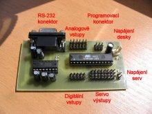 Deska s ATmega8