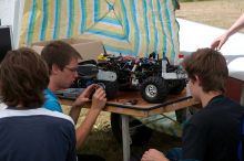 German high-school team with their robot.